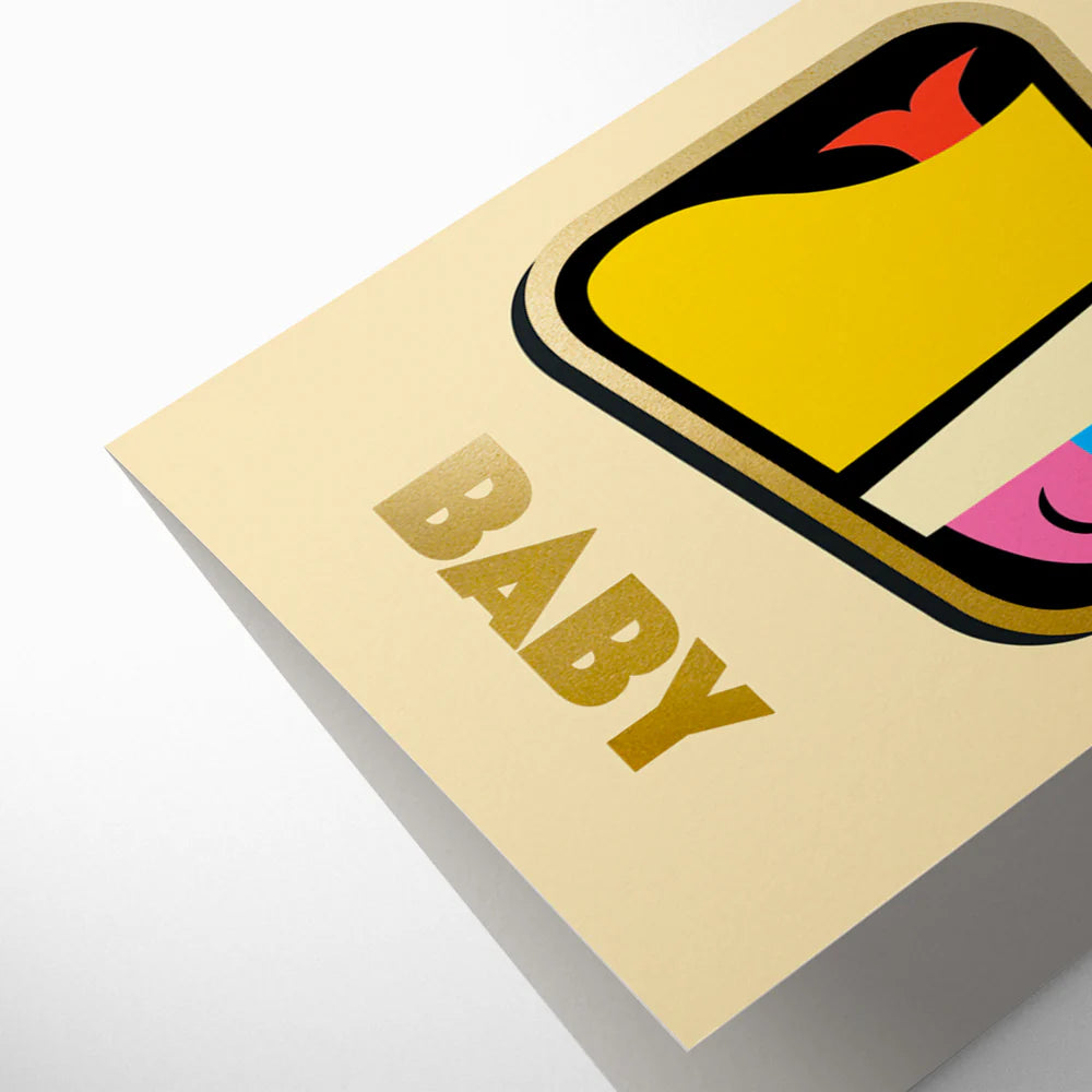 Sardines New Baby Card