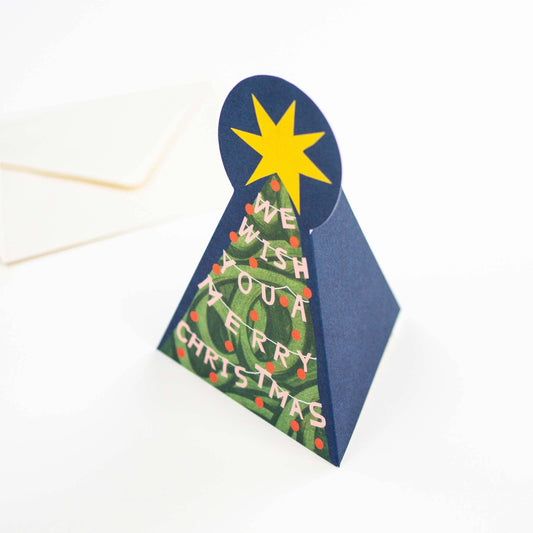 Merry Christmas Fold Out Tree Card