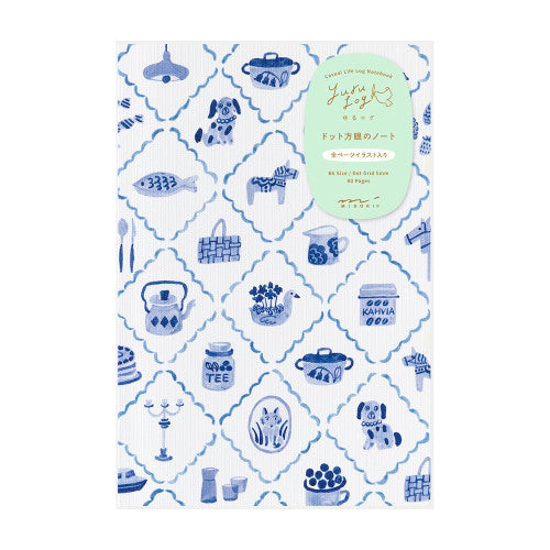 Yuru Log Notebook Blue Nordic