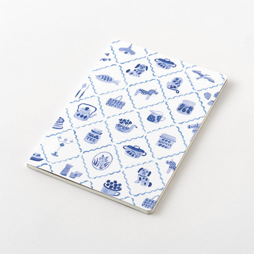 Yuru Log Notebook Blue Nordic