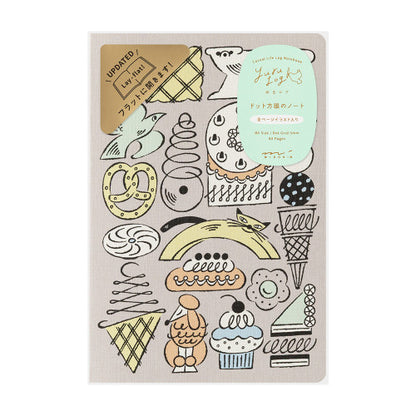Yuru Log Notebook Sweets & Animals