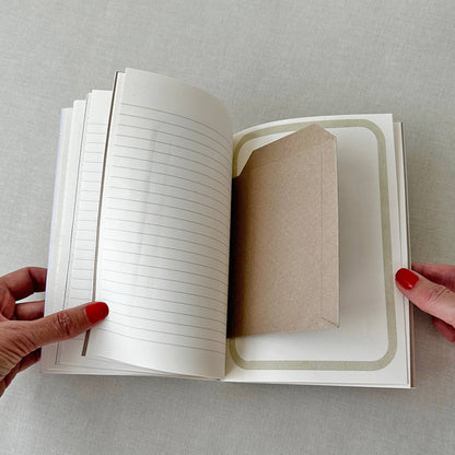 Linen Map Journal