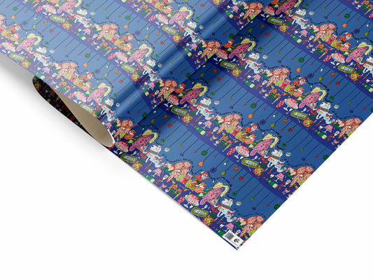 Christmas Supper Gift Wrap Sheet