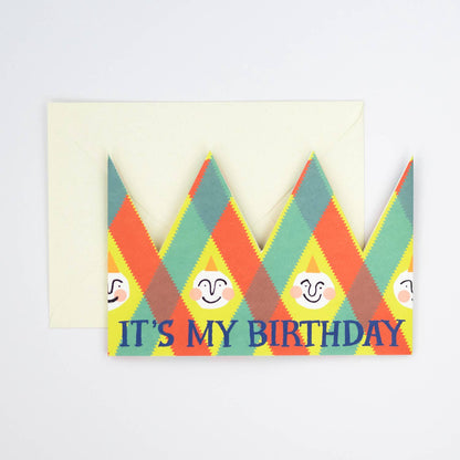 'It's My Birthday' Party Hat Card