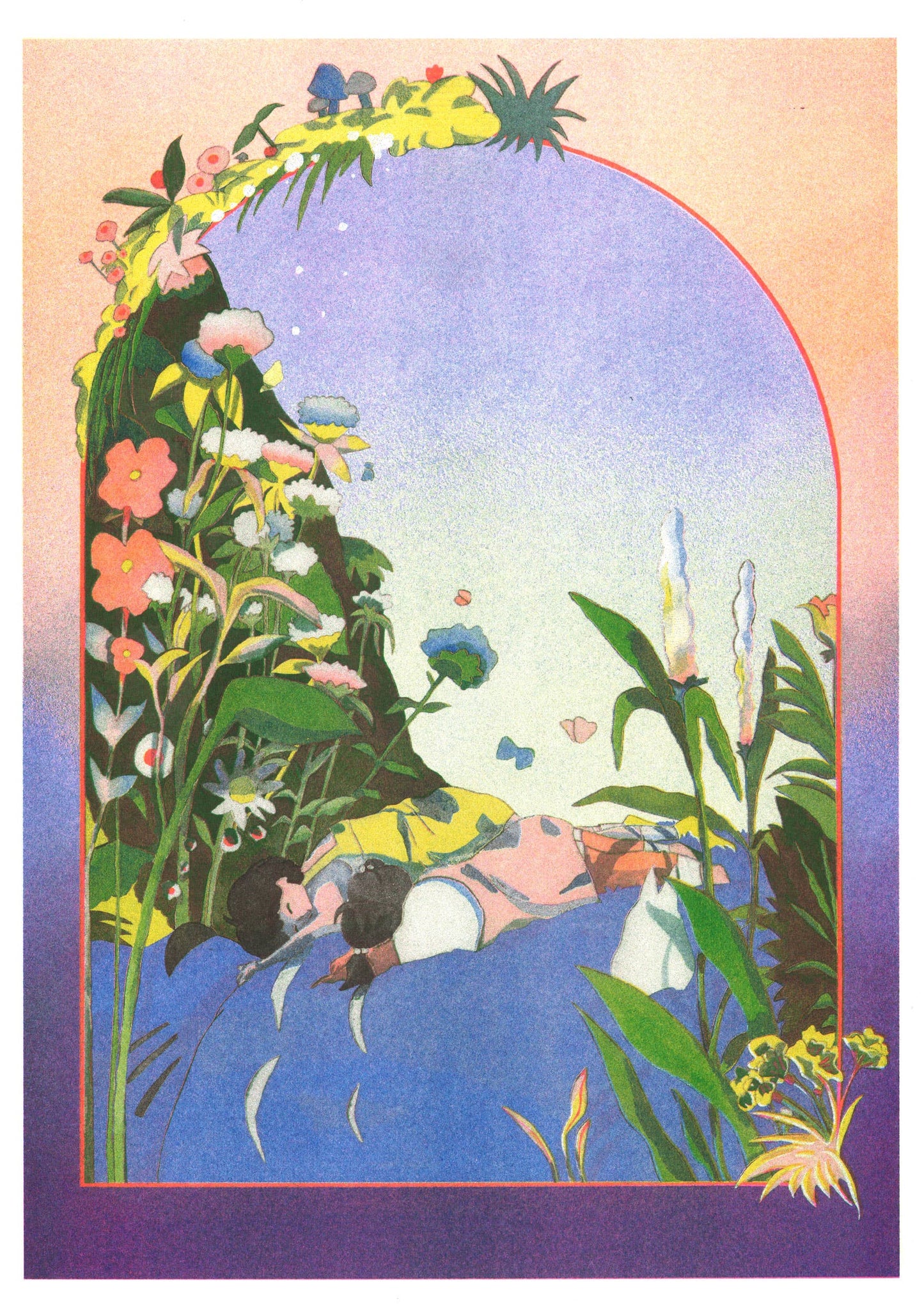 My Neighbour Totoro A3 Print by Jeanne Saboureault