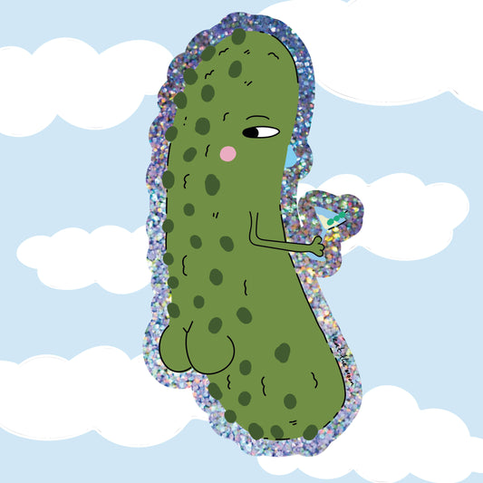 Gherkin Die Cut Vinyl Sticker