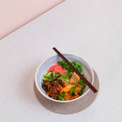 White Mausu Peanut Rayu Sauce