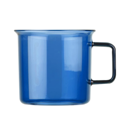 Glass Mug in Blue