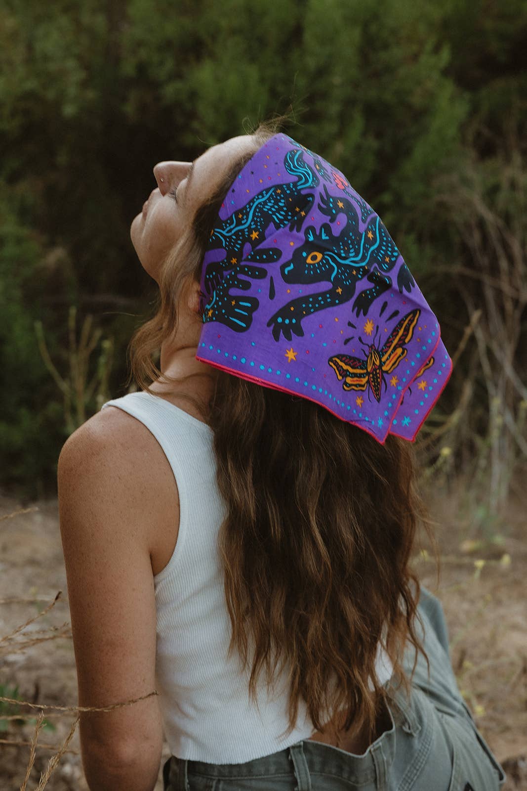Electric Desert Parade Organic Cotton Bandana