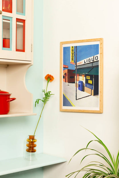 Pacific Coast Highway A3 Print by Nao Tatsumi