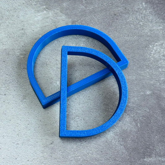 3D Printed Bangle in Cobalt Blue