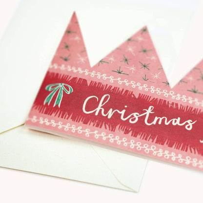 'Christmas Fairy' Party Hat Card