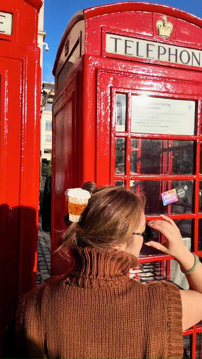 Coffee Cup Claw Hair Clip