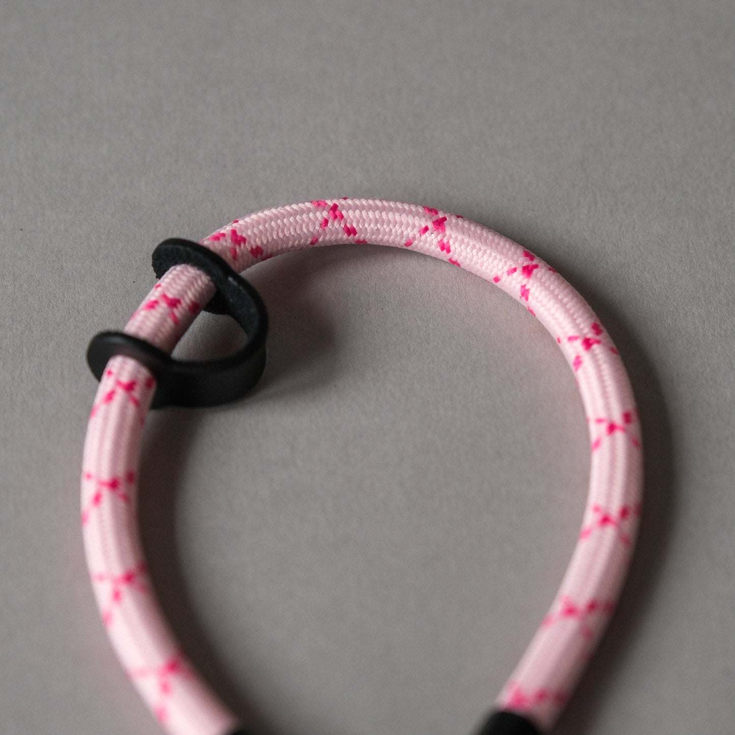 Wrist Phone Strap in Pink Stripe