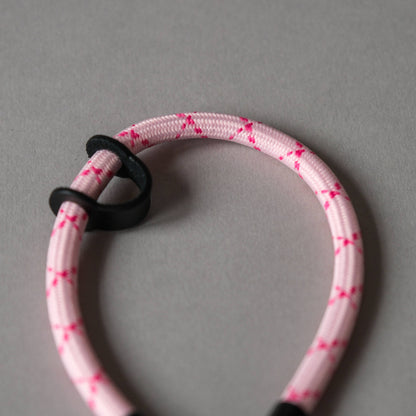 Wrist Phone Strap in Pink Stripe
