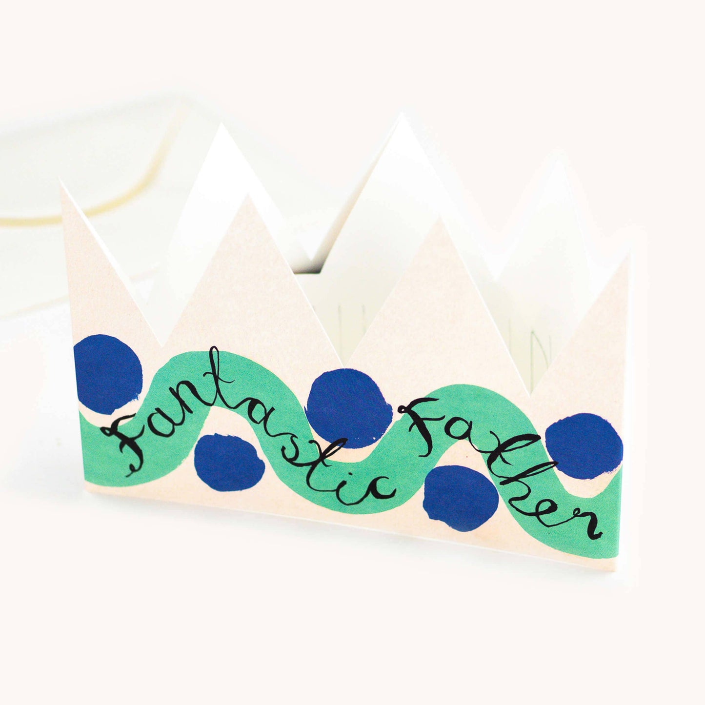 'Fantastic Father' Party Hat Card