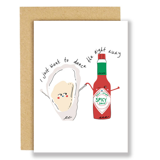 Dance The Night Away Greetings Card