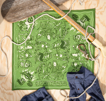 Camp Phibian Organic Cotton Bandana