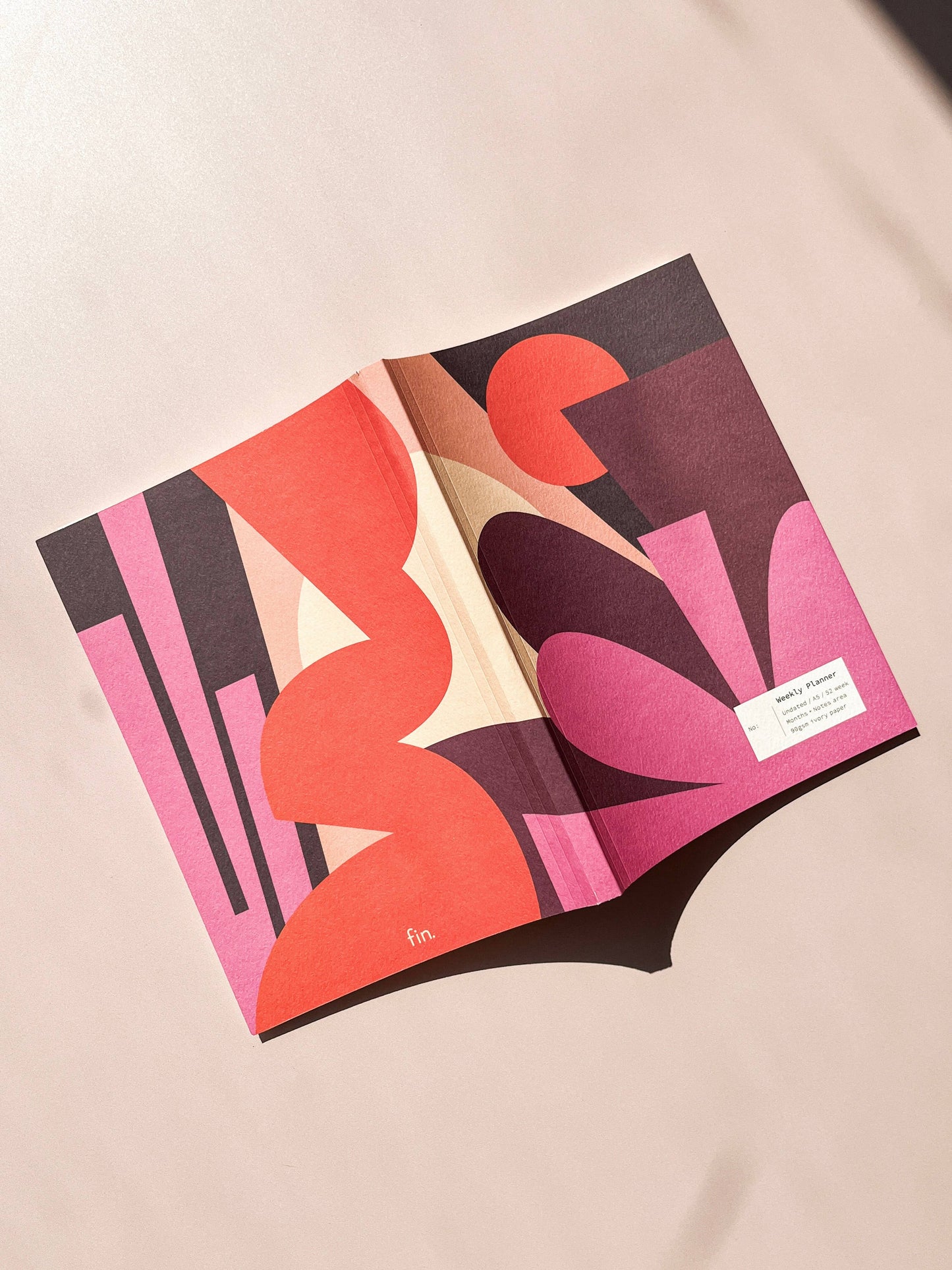 Hubi Weekly Planner Lay-Flat Notebook