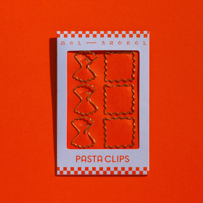 Pasta Paper Clips