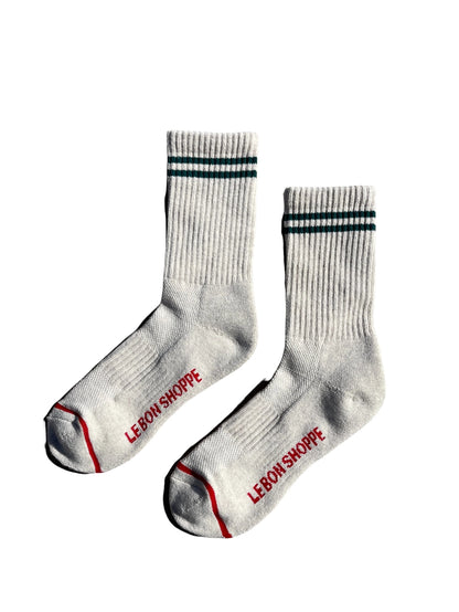 Boyfriend Socks in Oatmeal