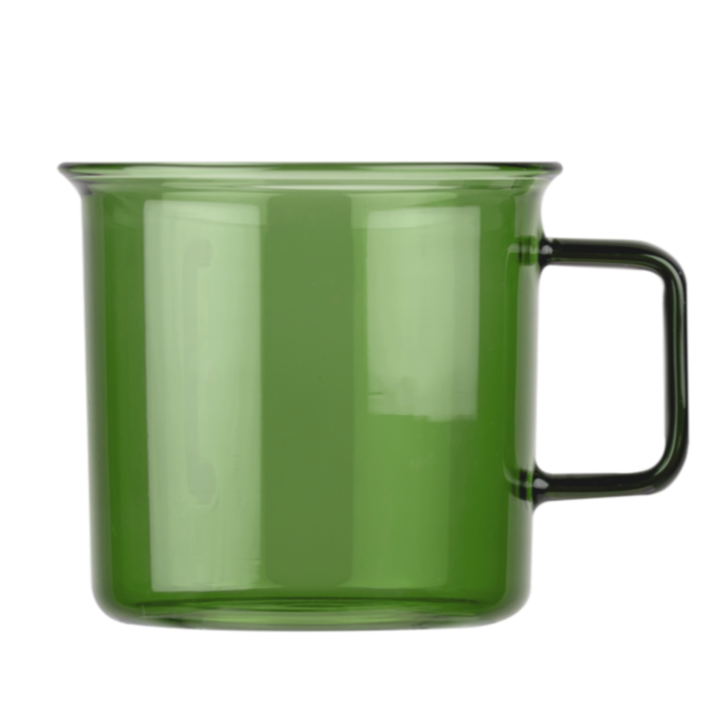 Glass Mug in Green