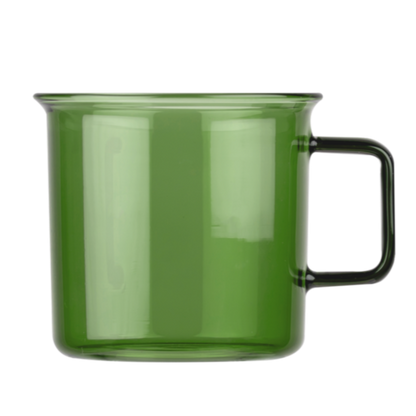 Glass Mug in Green