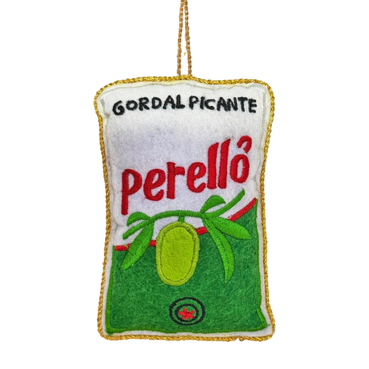 Perelló Olives Embroidered Christmas Decoration