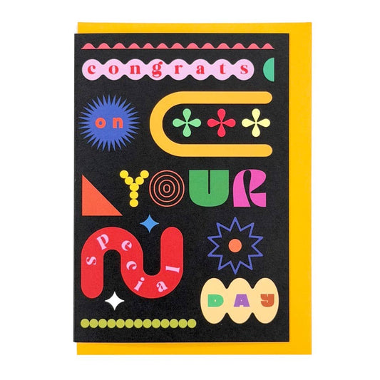 Collage Cutout Congratulations Card