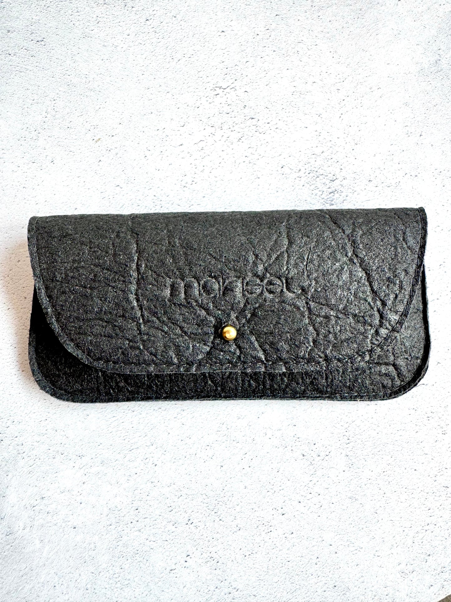 Piñatex Vegan Leather Eyewear Case in Black