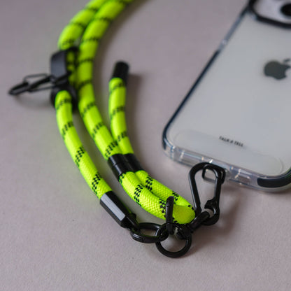 Crossbody Lanyard Phone Strap in Neon Glow