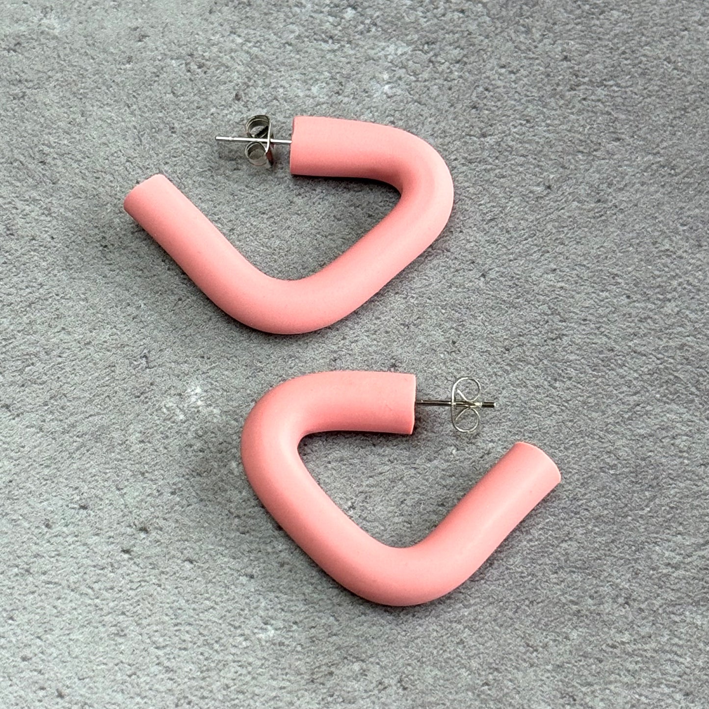 Triangle Hoop Earrings