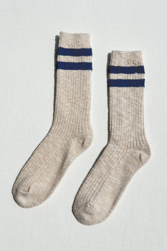 Cottage Varsity Socks in Oatmeal