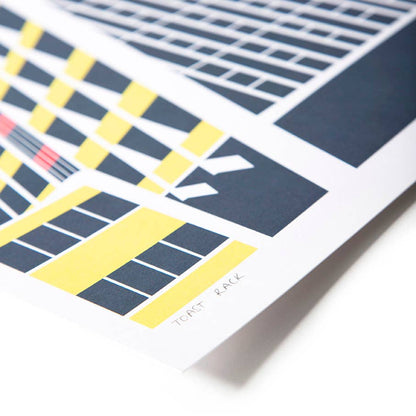 Toast Rack A3 Art Print