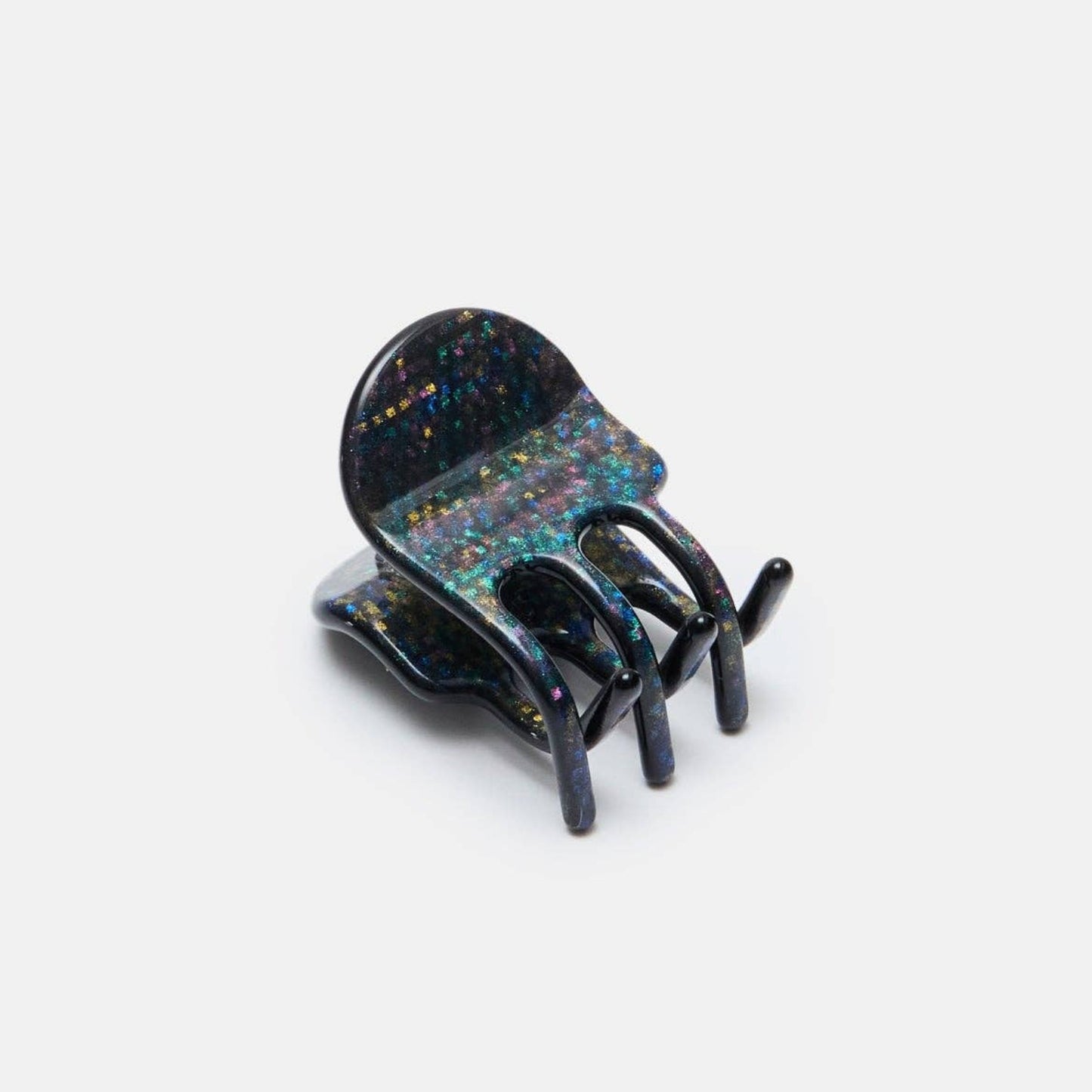Mini Hair Claw in Dark Sparkle