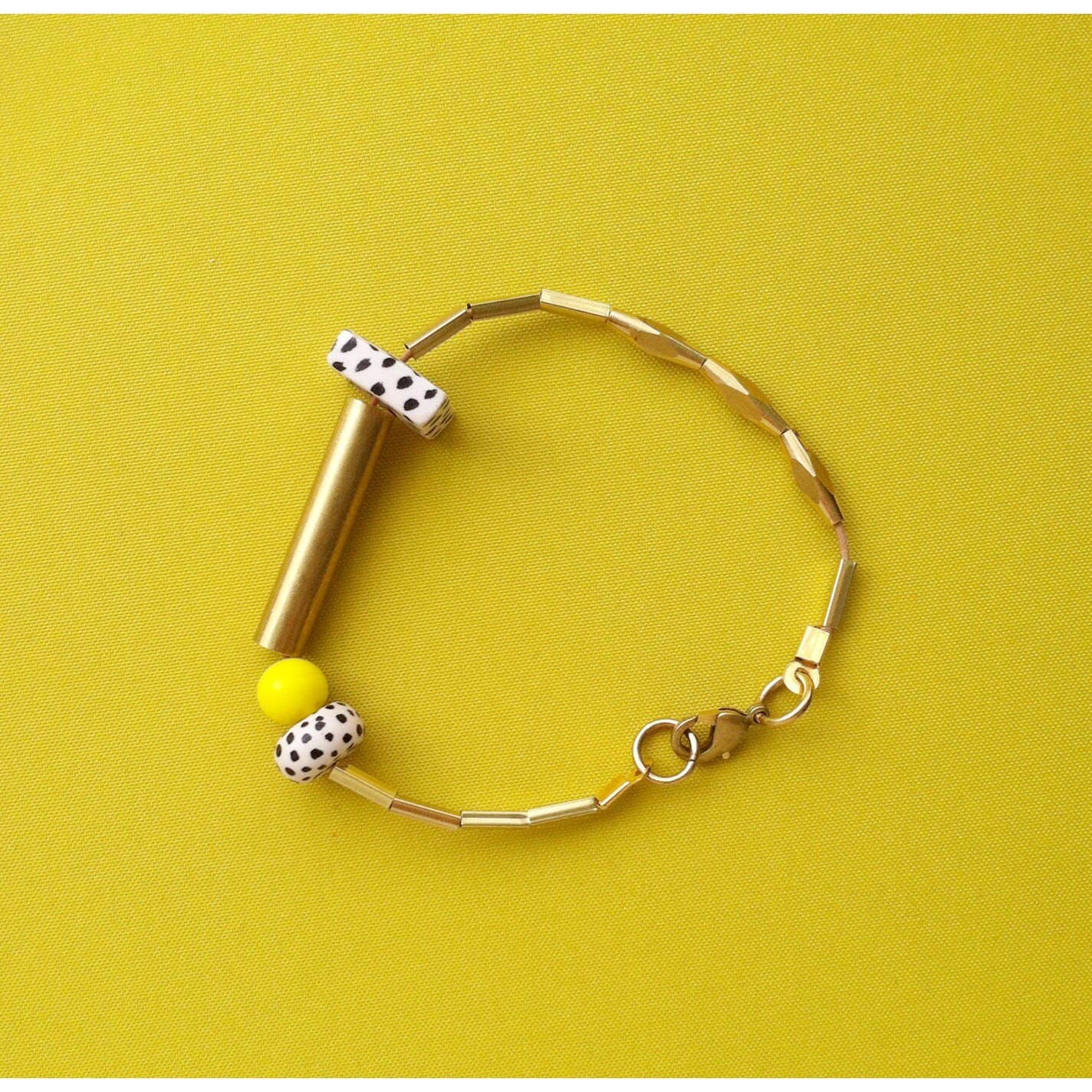 Dotty Bracelet in Yellow