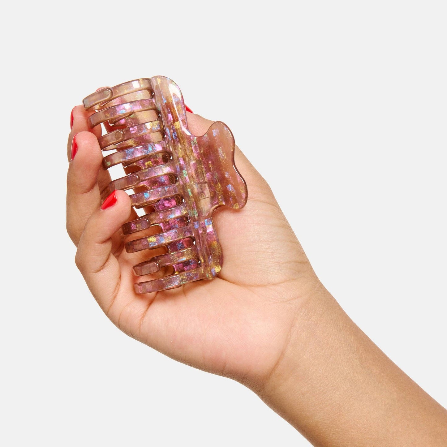 Jojo Hair Claw Small in Hazel Sparkle