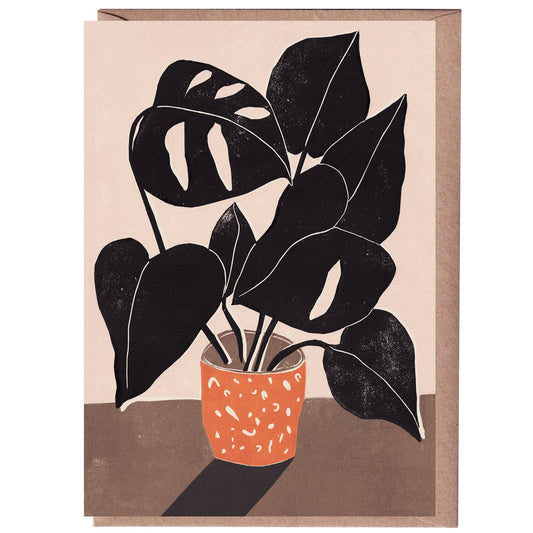 Monstera Greetings Card