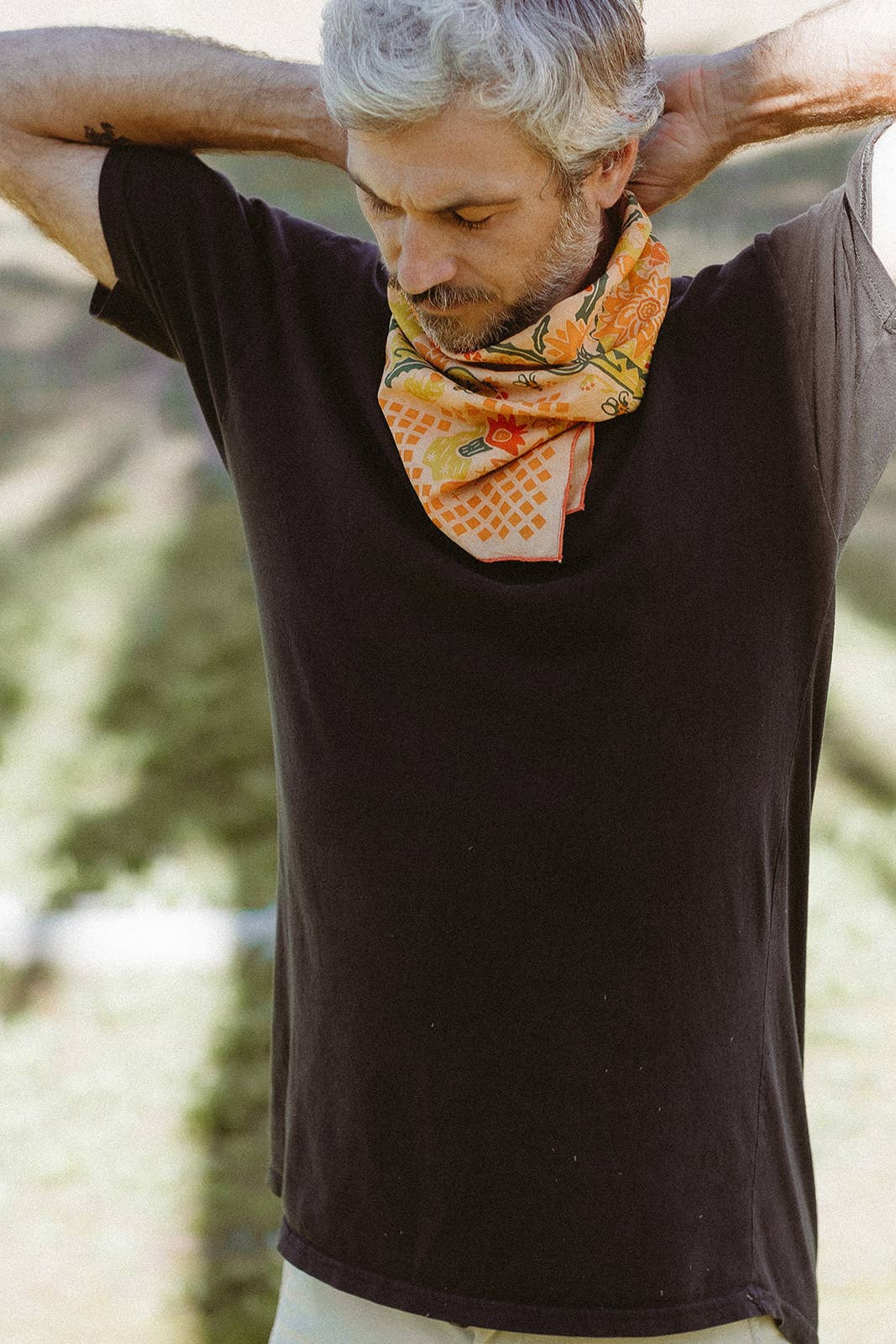 Prickly Pollinators Organic Cotton Bandana