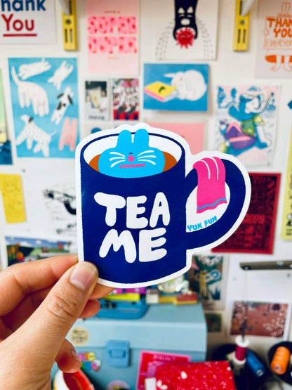 Tea Me Eco Vinyl Sticker