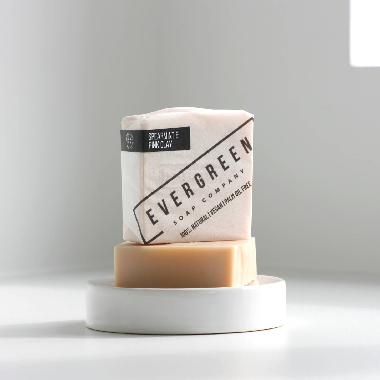 Spearmint & Pink Clay 100% Natural Soap