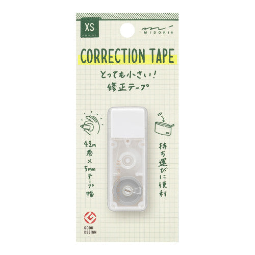 Midori XS Correction Tape in White