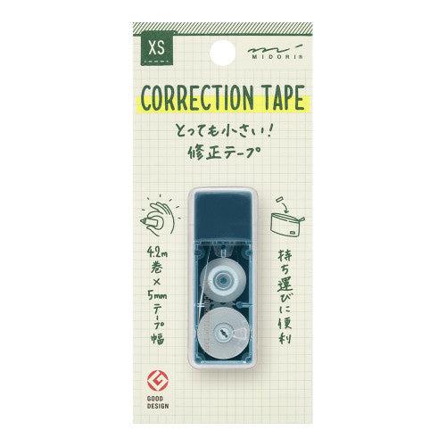 Midori XS Correction Tape in Navy Blue