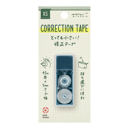 Midori XS Correction Tape in Navy Blue