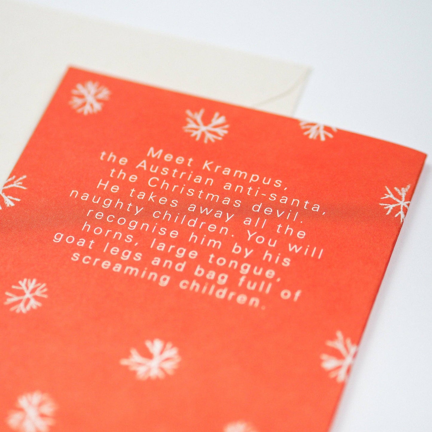 Krampus Christmas Card