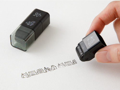 Paintable Stamp Roller - Dog & Landscape