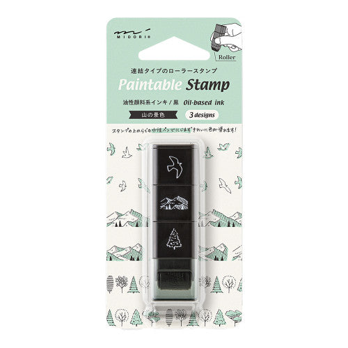 Paintable Stamp Roller - Mountain View
