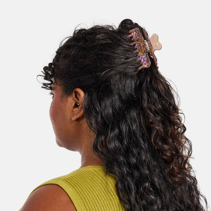 Jojo Hair Claw Small in Hazel Sparkle