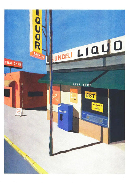 Pacific Coast Highway A3 Print by Nao Tatsumi