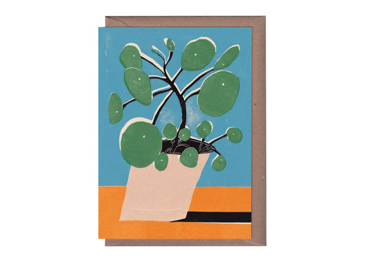Mother Pilea Greetings Card